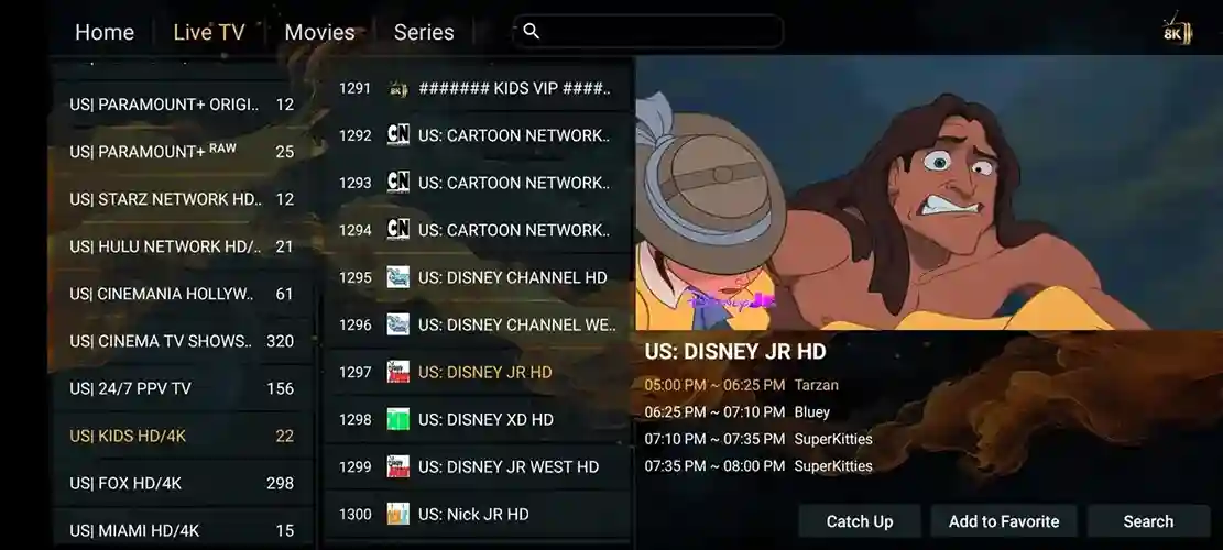 Preview 2 - Digital Lizard Premium IPTV Subscription
